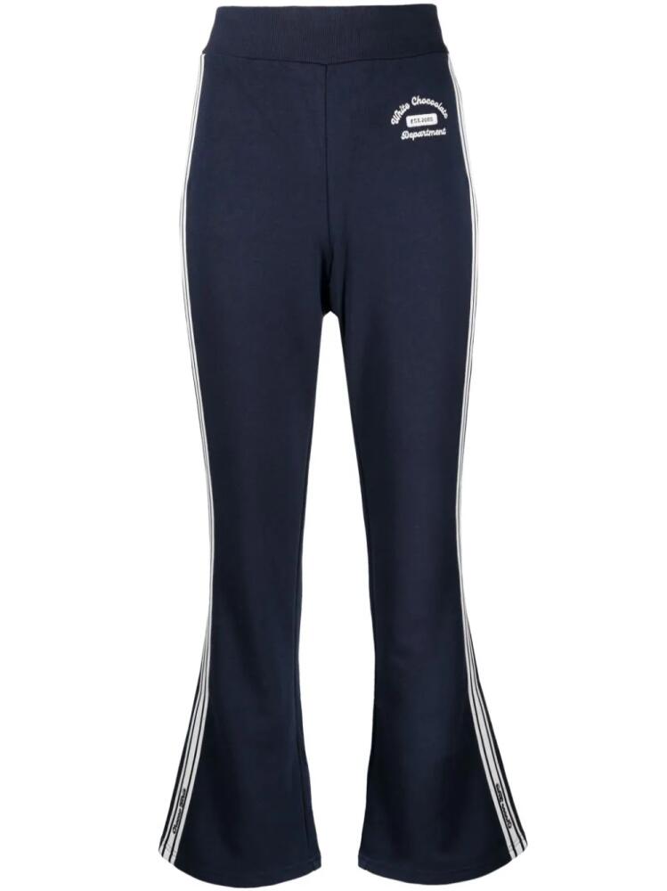 CHOCOOLATE flared track pants - Blue Cover