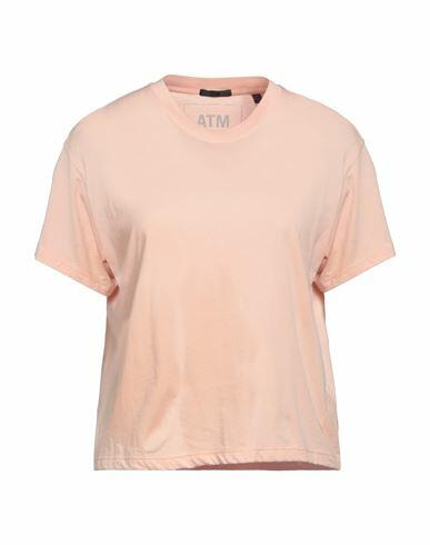 Atm Anthony Thomas Melillo Woman T-shirt Blush Cotton Cover