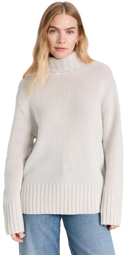 Jenni Kayne Cashmere Jet Turtleneck Sugar Cover