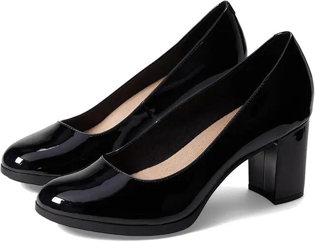 Clarks Bayla Skip (Black Patent Synthetic) High Heels Cover