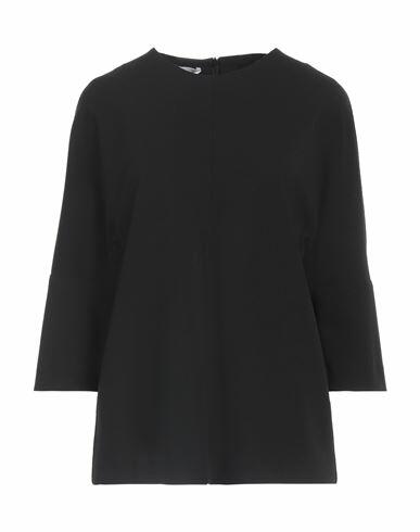 Rue Du Bac Woman Top Black Polyester, Elastane Cover