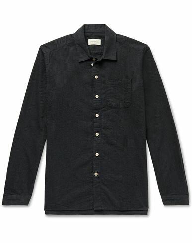 Oliver Spencer Man Shirt Black Cotton, Polyamide Cover