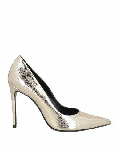 Aldo Castagna Woman Pumps Platinum Soft Leather Cover