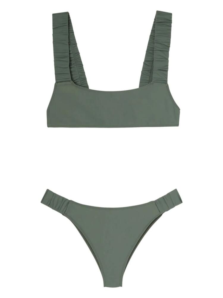 Sunnei ruched bikini - Green Cover