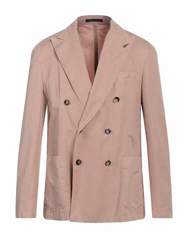 Paoloni Man Blazer Blush Cotton, Linen Cover