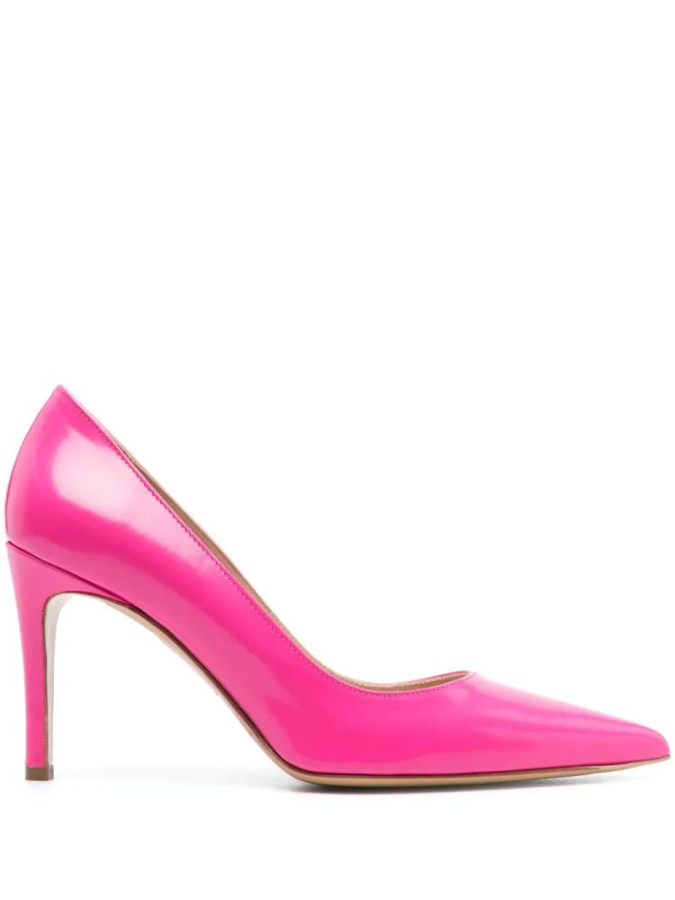 Roberto Festa Lory 80mm leather pumps - Pink Cover