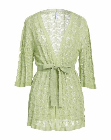 Bellwood Woman Cardigan Acid green Polyester Cover