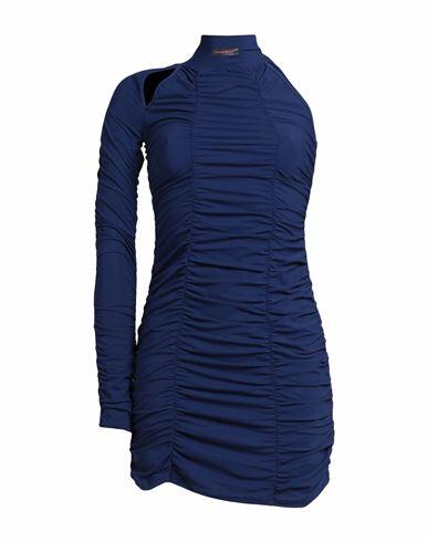 A Better Mistake Woman Mini dress Blue Polyamide, Elastane Cover