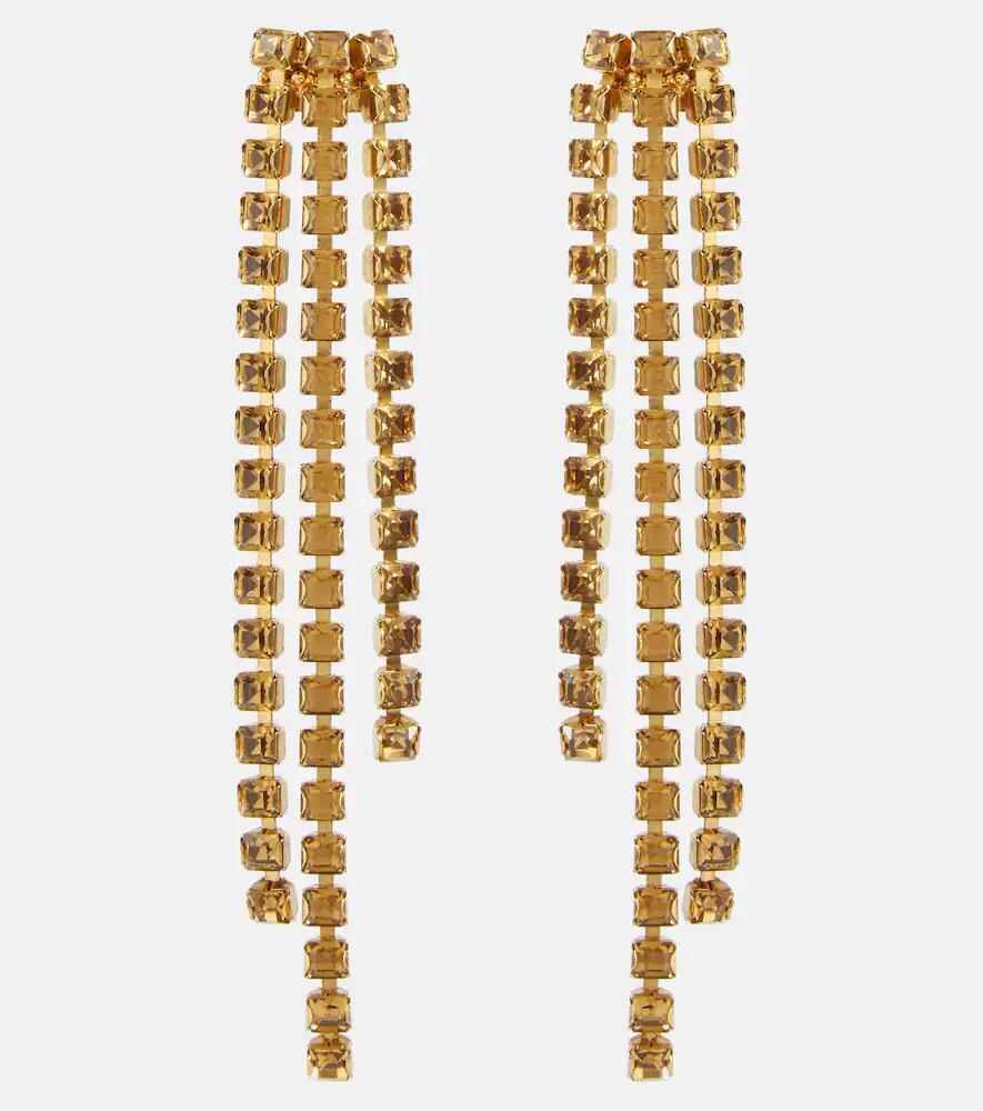 Oscar de la Renta Crystal-embellished earrings Cover