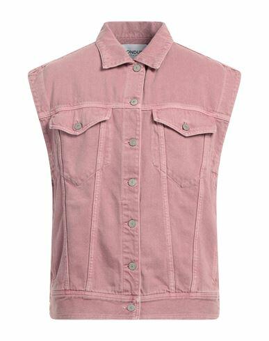 Dondup Man Denim outerwear Pastel pink Cotton Cover