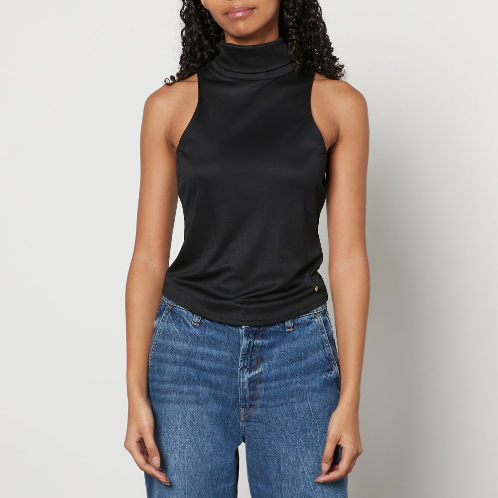 Anine Bing Jennie Modal-Blend Turtleneck Top Cover