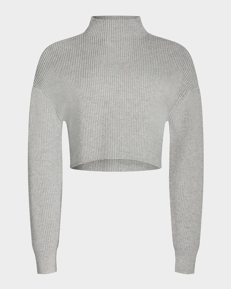 SER.O.YA Carmen Cropped Mock-Neck Sweater Cover