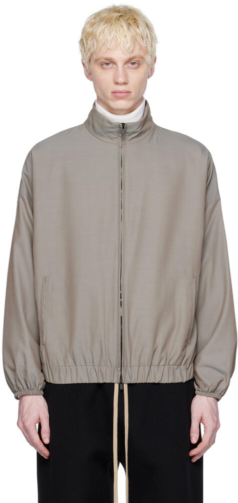 Fear of God Gray Zip Track Jacket Cover