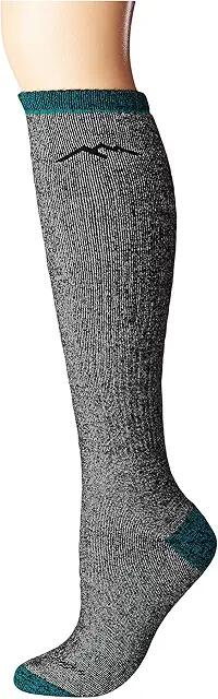 Darn Tough Vermont Mountaineering Over the Calf Extra Cushion Socks (Midnight) Women's Knee High Socks Shoes Cover