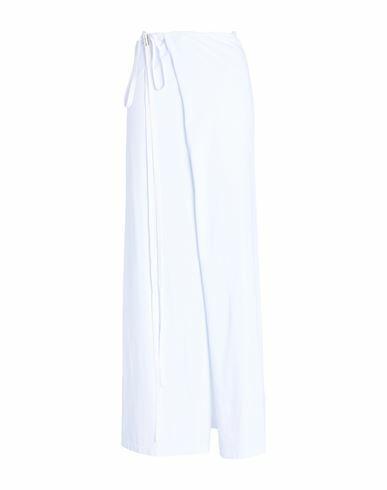 Ann Demeulemeester Woman Maxi skirt White Cotton Cover