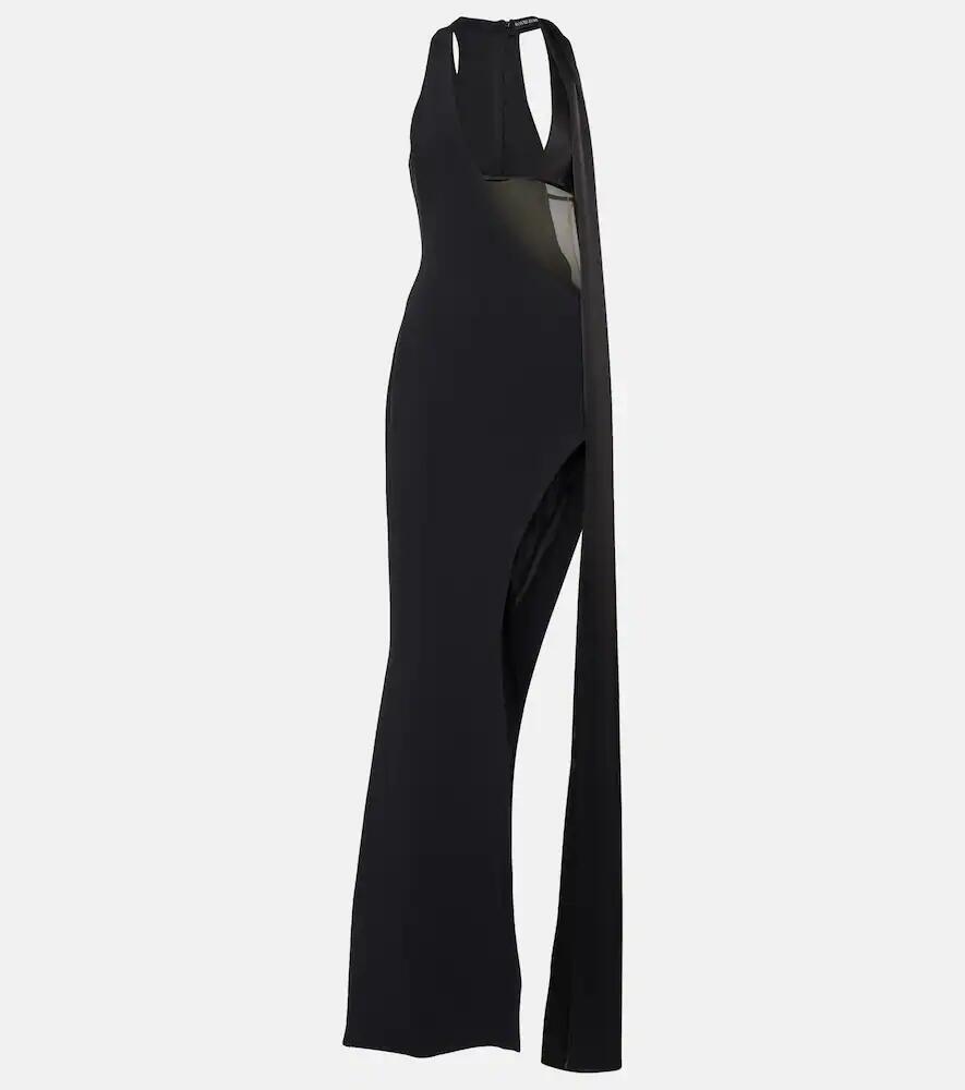 David Koma Cutout satin gown Cover