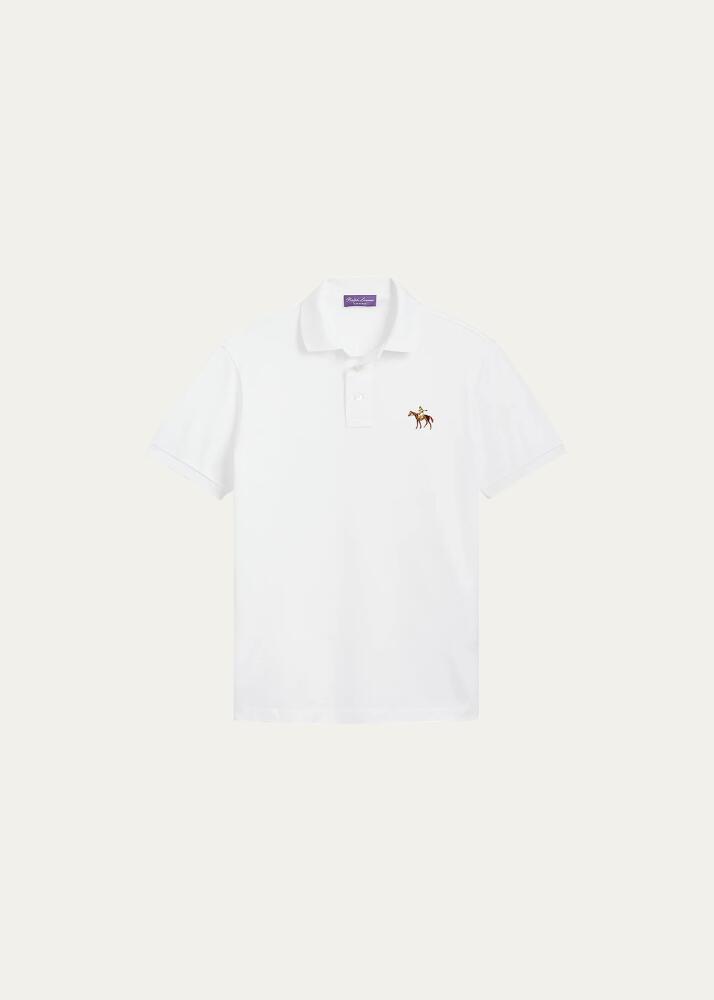 Ralph Lauren Purple Label Men's Custom Slim Fit Pique Polo Shirt Cover