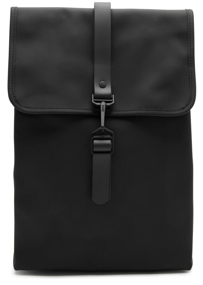 Rains Mini Rubberised Backpack - Black Cover