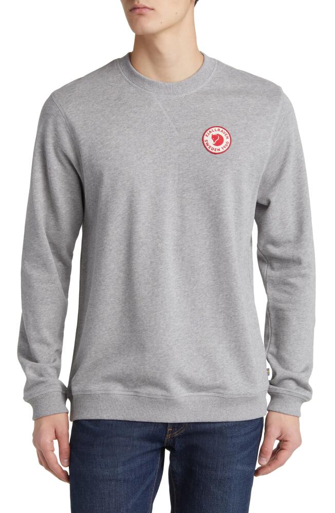 Fjällräven 1960 Logo Badge Sweatshirt in Grey-Melange Cover