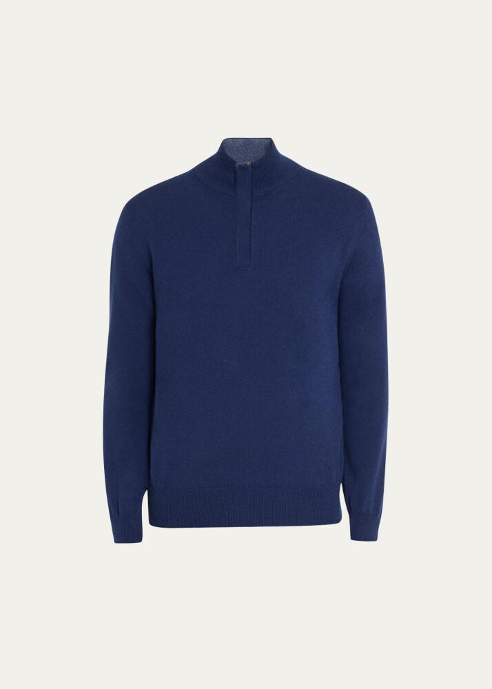 Bergdorf Goodman Men's 12-Gauge Cashmere Sweater Cover