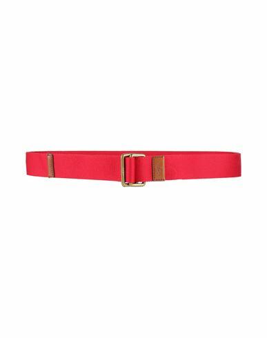 Polo Ralph Lauren Man Belt Red Textile fibers Cover