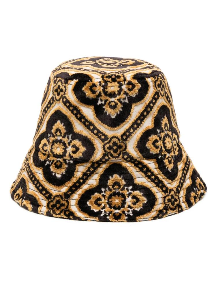 ETRO patterned-jacquard bucket hat - Black Cover