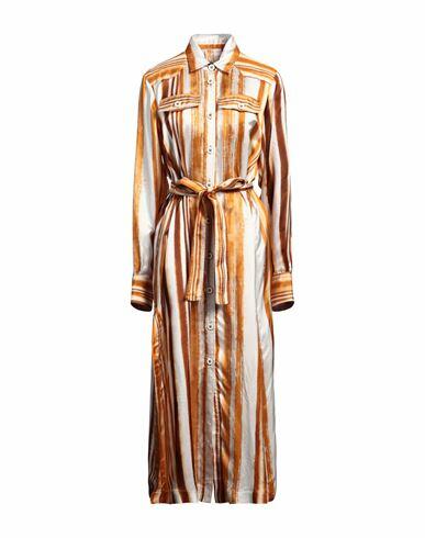 Golden Goose Woman Midi dress Orange Viscose Cover