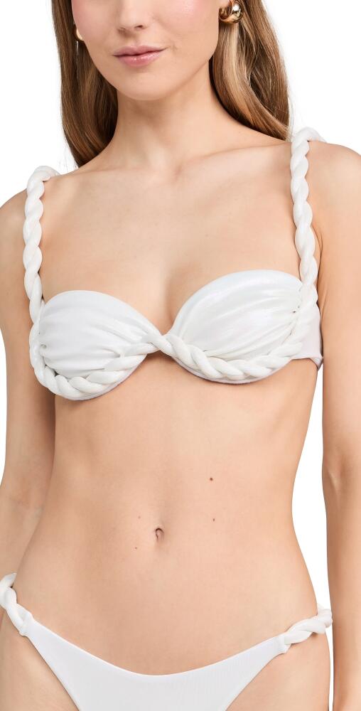 Bahia Maria Olivia Bikini Top Tornasol White Cover