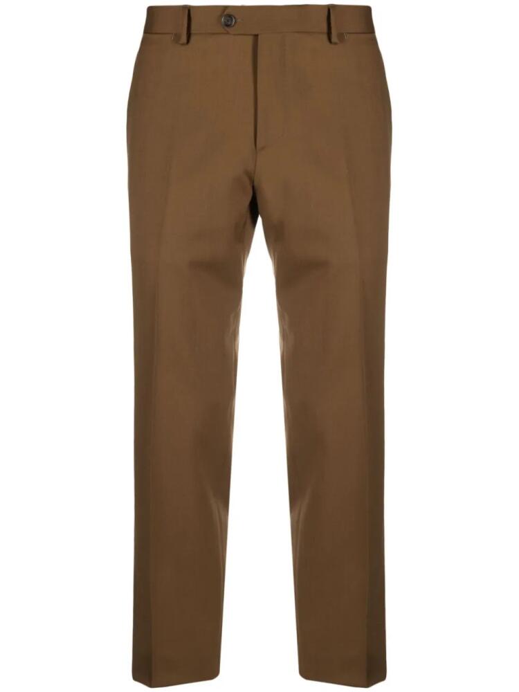 Lardini straight-leg wool trousers - Brown Cover