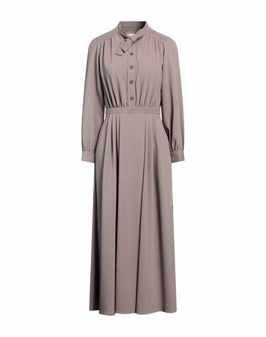 See By Chloé Woman Maxi dress Dove grey Polyester Cover