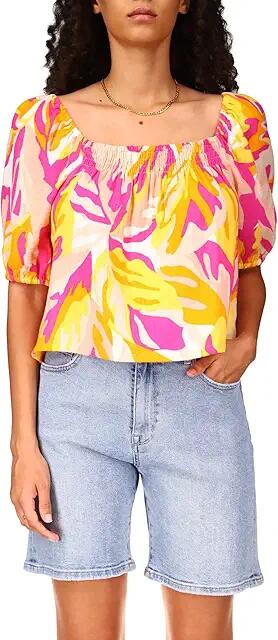 Sanctuary Real Love Gauze Blouse (Make A Splash) Women's Clothing Cover