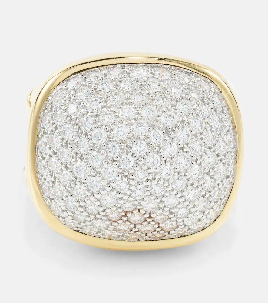 Marina B Tigella 18kt gold ring with diamonds Cover