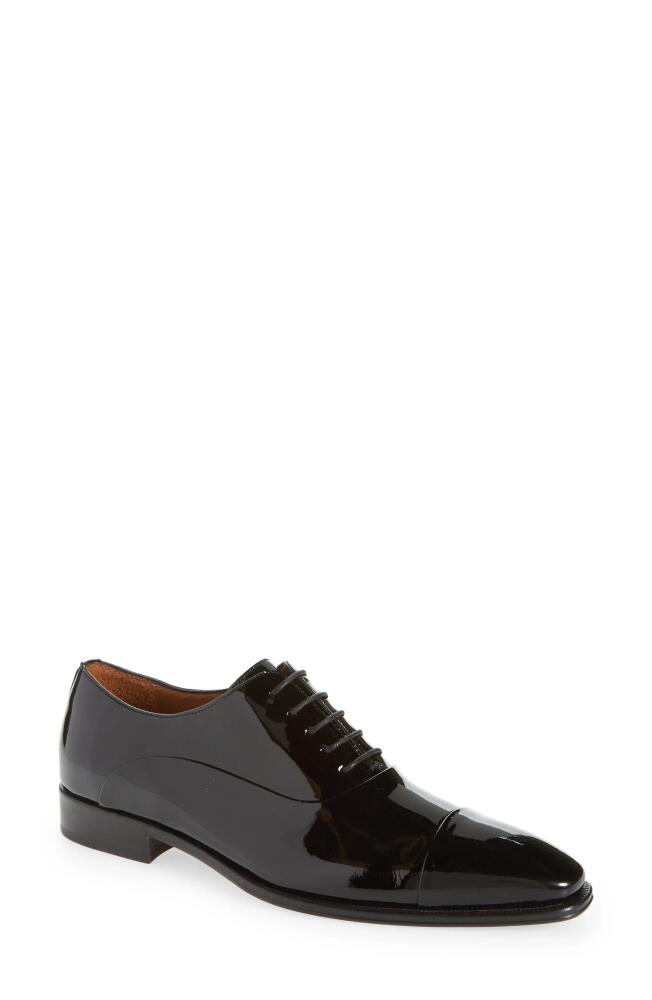 Mezlan Formal Cap Toe Oxford in Black Cover