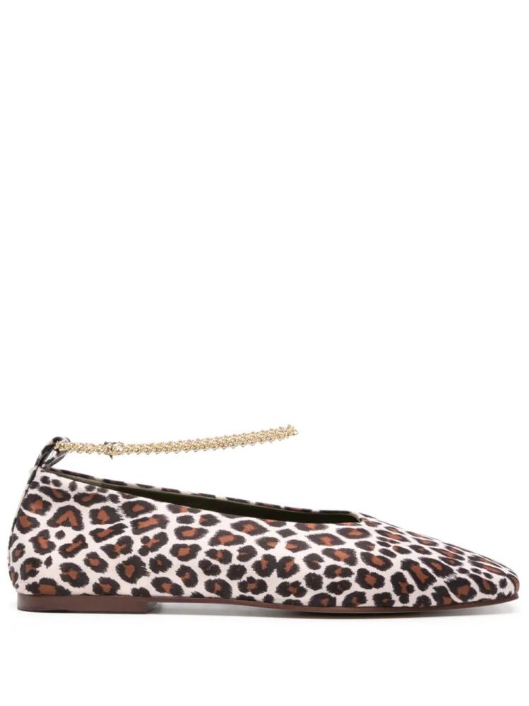 MARIA LUCA Leopard Augusta ballerina shoes - Neutrals Cover