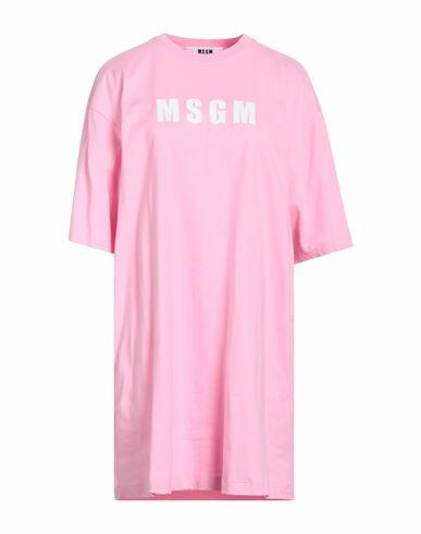 Msgm Woman Mini dress Pink Cotton Cover