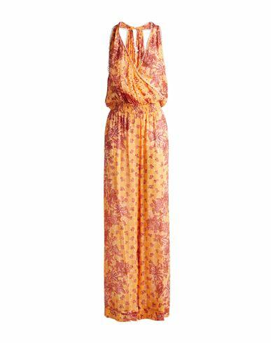 Poupette St Barth Woman Jumpsuit Orange Viscose Cover