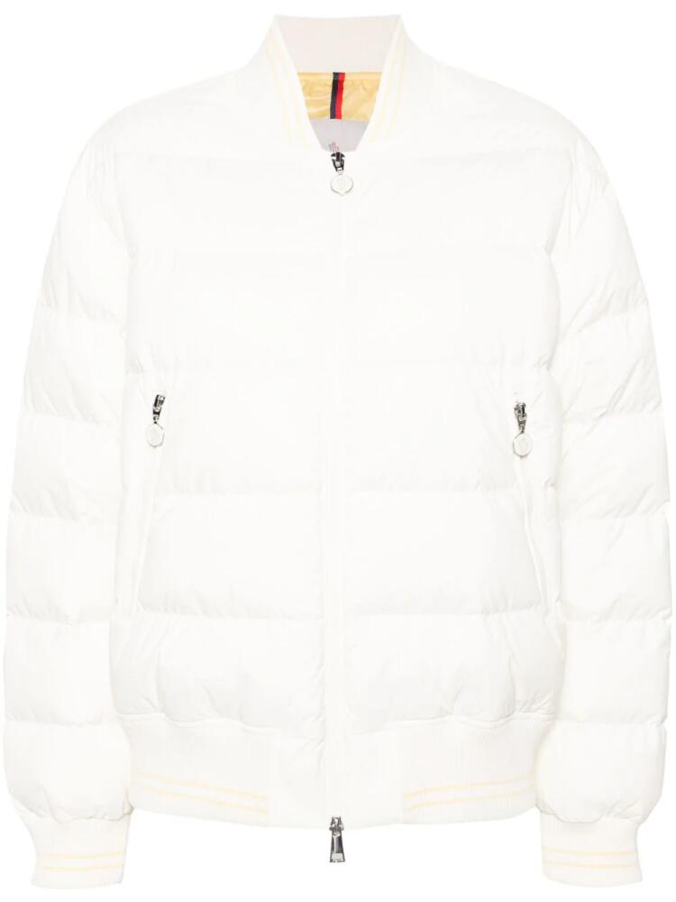 Moncler Argo padded bomber jacket - White Cover