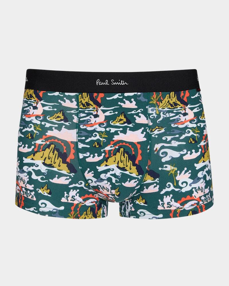 Paul Smith Men's Organic Cotton Pop Island Boxer Briefs Cover