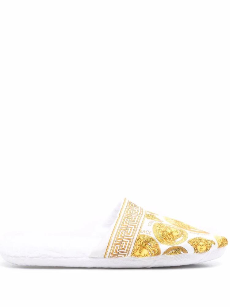 Versace Medusa Head motif slippers - White Cover