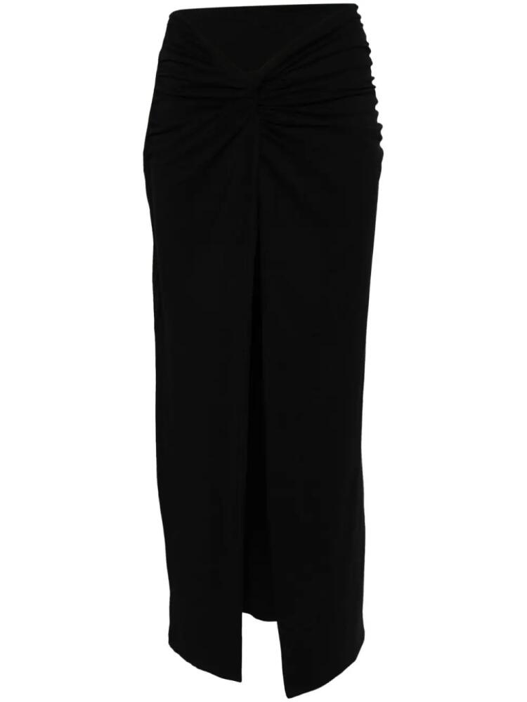 ROTATE BIRGER CHRISTENSEN twist-detailed maxi skirt - Black Cover