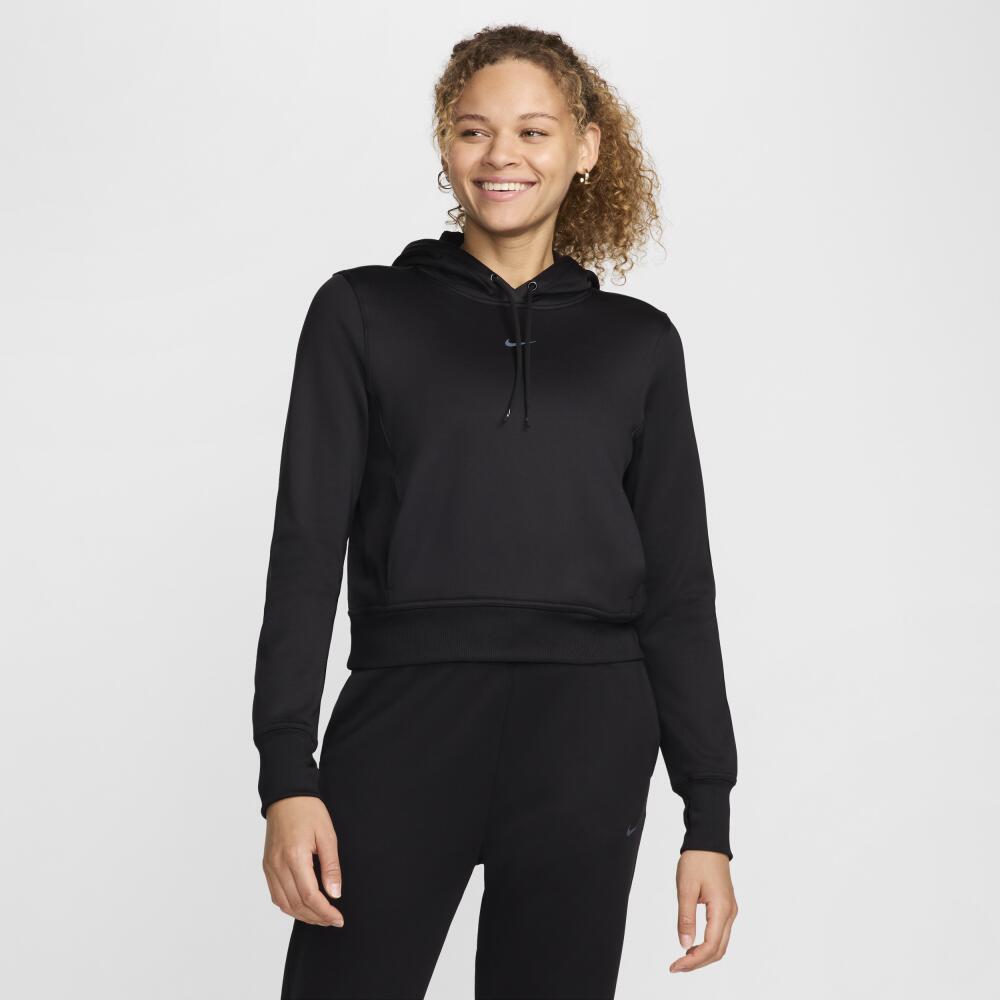 Nike Women's Therma-FIT One Pullover Hoodie in Black Cover