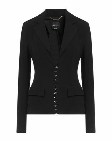 Blumarine Woman Blazer Black Viscose, Acetate, Elastane Cover