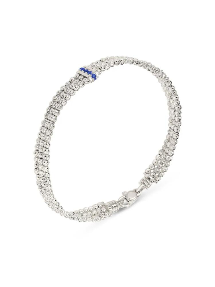 Officina Bernardi 18kt white gold Moon sapphire bracelet - Silver Cover