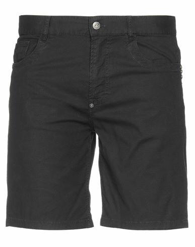 Bikkembergs Man Shorts & Bermuda Shorts Black Cotton, Elastane Cover