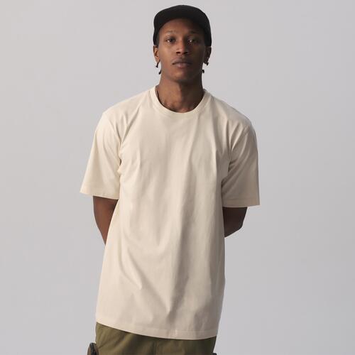 LCKR Mosswood Basic T-Shirt - Mens Cream/Cream Cover