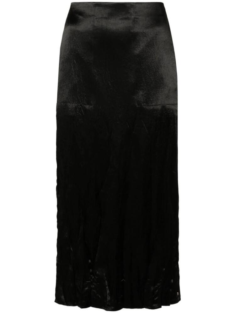 Sportmax satin midi skirt - Black Cover