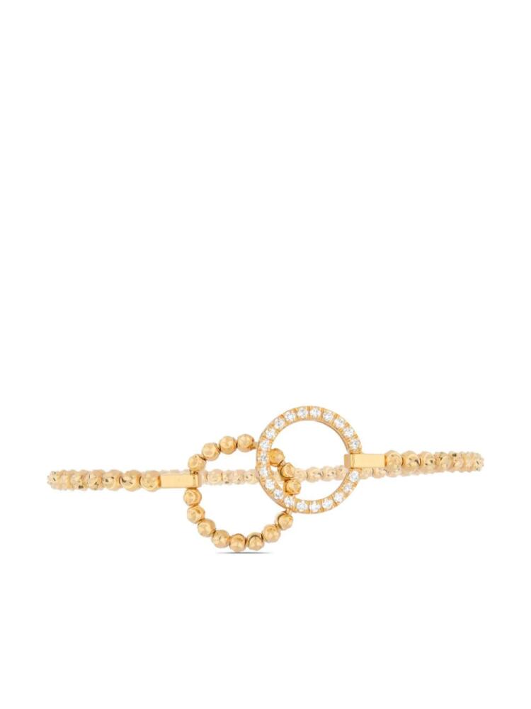 Officina Bernardi 18kt yellow gold Moon Eden diamond bracelet Cover