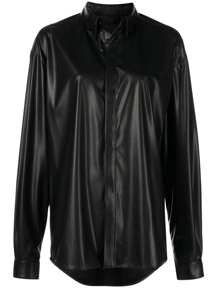 RTA oversized long-sleeve shirt - Black Cover