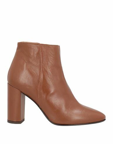 Rebel Queen Woman Ankle boots Tan Soft Leather Cover