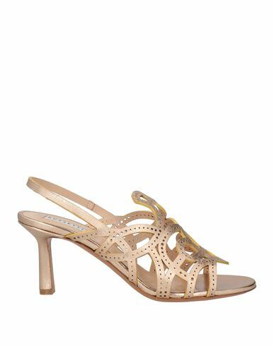 Fratelli Rossetti Woman Sandals Rose gold Leather Cover